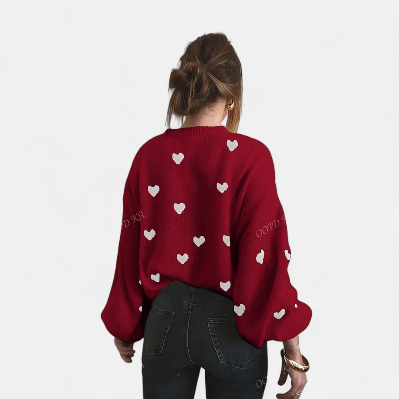 Isla Hearts Wollpullover